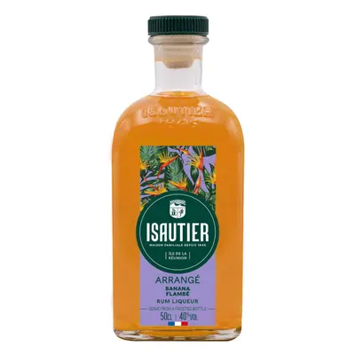 Isautier Banana Flambee 40% 0,5l (holá lahev)