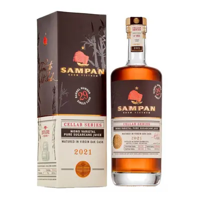 Sampan Cellar Series 2021 Virgin Oak Single Cask 46% 0,7l (dárková krabice)