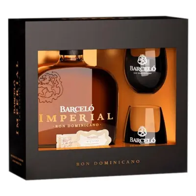 Barcelo Imperial 38% 0,7l (dárkové balení 2 sklenice)