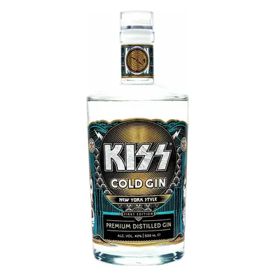 Kiss Cold Gin NY Style 40% 0,5l (holá lahev)