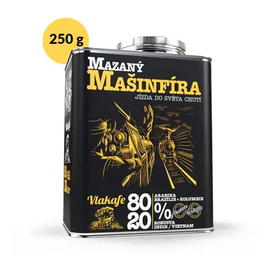 Garage Coffee Vlakafe - Mazaný Mašinfíra 250g (kanystr - zrnková)