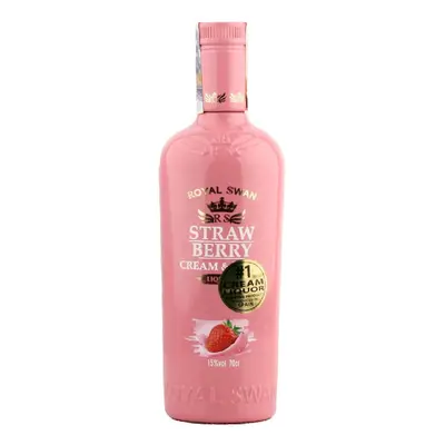 Royal Swan Strawberry Cream Tequila 15% 0,7l (holá lahev)