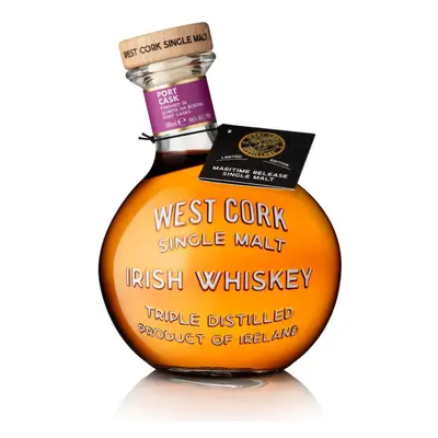 West Cork Single Malt Maritime Port Cask 46% 0,7l (holá lahev)