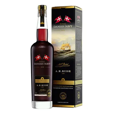 A.H.Riise Royal Danish Navy Rum 40% 0,7l (karton)