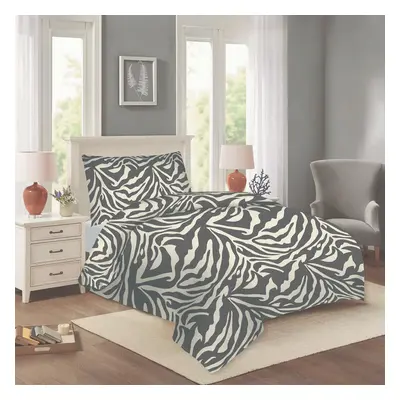 Povlečení bavlněné Zebra 200x140cm+90x70cm TiaHome