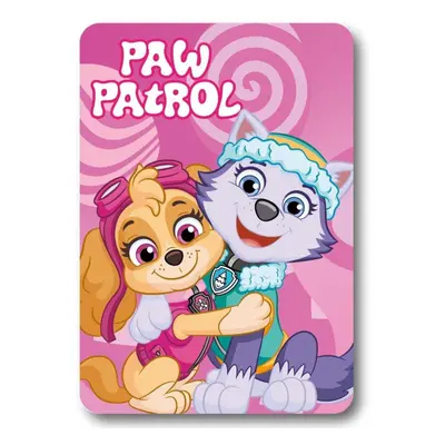 Deka dětská Paw Patrol růžová flecee 140x100cm Faro