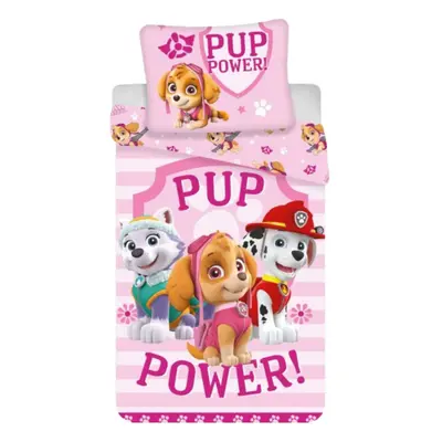 Povleceni Disney Paw Patrol růžový 140x200cm + 90x70 cm SETINO