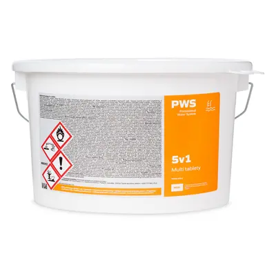 PWS Multi tablety 5v1 do bazénu 200g 5 kg