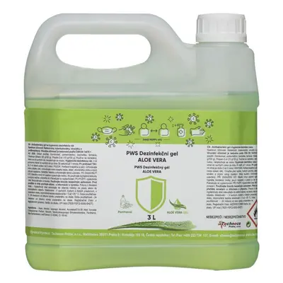 PWS Dezinfekční gel ALOE VERA, virocid, 3 l