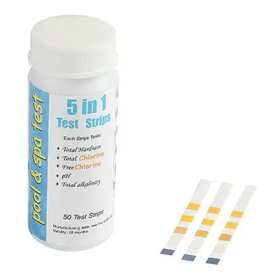 Testovací proužky Pool and Spa Test Strips 5 in 1, 50 ks