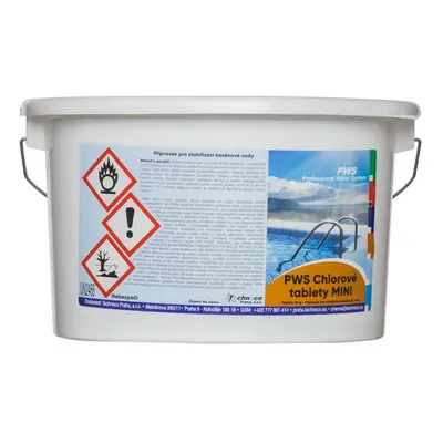 PWS Chlorové tablety pomalurozpustné 20g 3kg