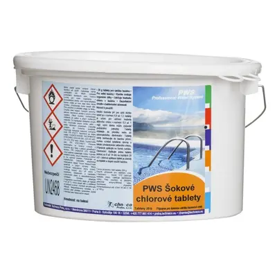 PWS Rychlorozpustné tablety do bazénu 20g 3kg