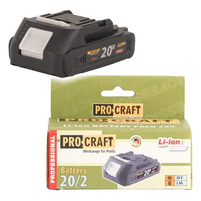 Procraft 20/2 Li-ion - akumulátor 20V / 2Ah