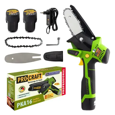 Procraft PKA16 16V SET - akumulátorová ruční pilka (s 2x 2,0 Ah akumulátory a nabíječkou)