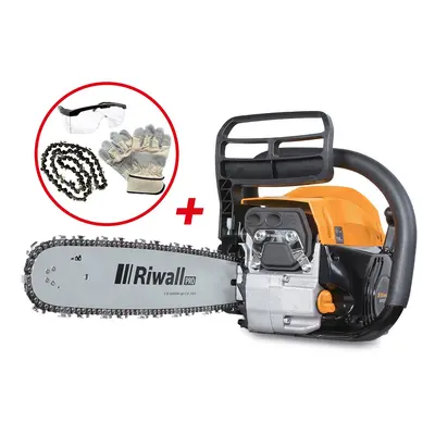 Riwall PRO RPCS 5140 SET - motorová pila + rukavice + ochranné brýle