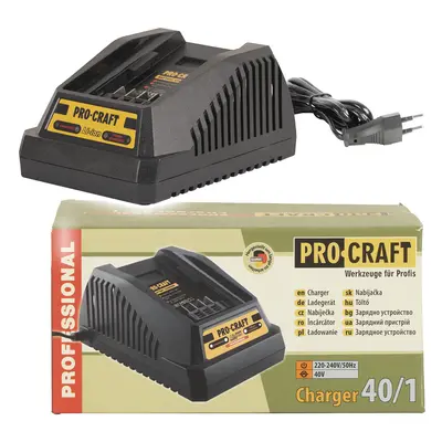 Procraft 40/1 - nabíječka pro 40V Li-ion baterie