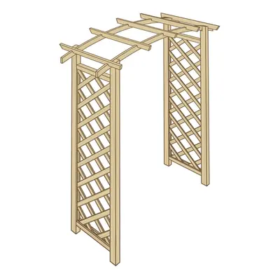 LANIT PLAST, s.r.o. pergola na růže LANITPLAST S7011 LG2406