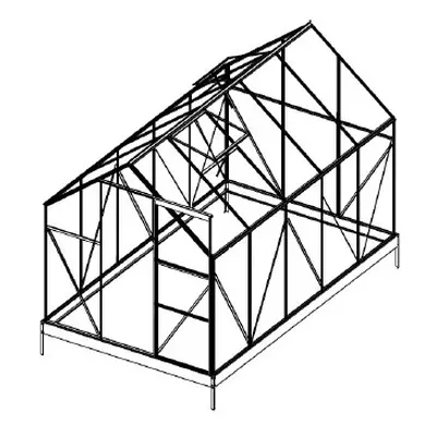 LANIT PLAST, s.r.o. náhradní prosklení pro skleník LANITPLAST PLUGIN 6x10 PC 4 mm LG3054