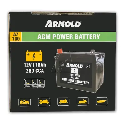 ARNOLD (Stanley Black & Decker) Arnold AZ 100 12V-16Ah - akumulátor pro zahradní traktory