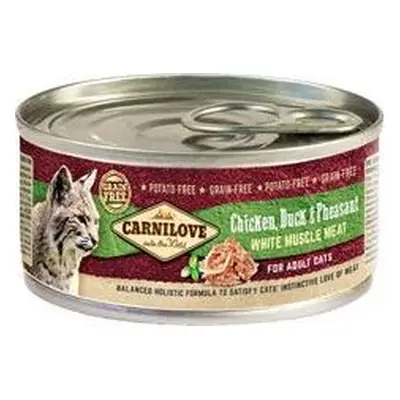 Carnilove White konz Mus Meat Duck&Pheasant Cats 100 g