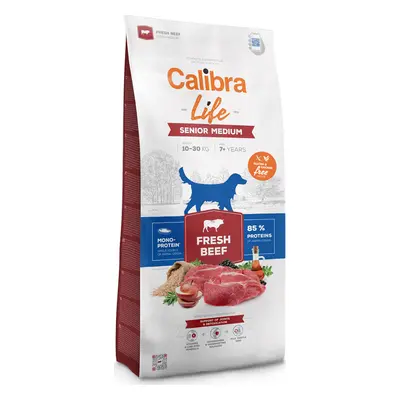 Granule pro psy Calibra Life Senior Medium Fresh Beef, 12 kg