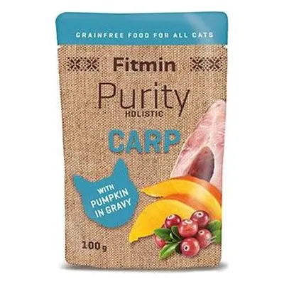 Kapsička pro kočky Fitmin cat Purity kapr s dýní kapsa, 100 g