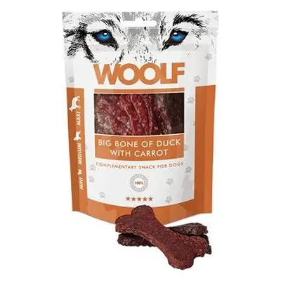 Woolf Pamlsky pro psy WOOLF, duck and carrot, 100 g