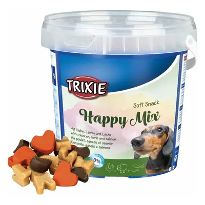 Pamlsky pro psy Trixie Soft Snack, Happy MIX, kuře, jehněčí, losos, 500 g