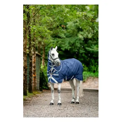 Deka nepromokavá Rhino Pony Plus, s krkem, 100 g, navy/titanium grey & classic blue Délka zad: