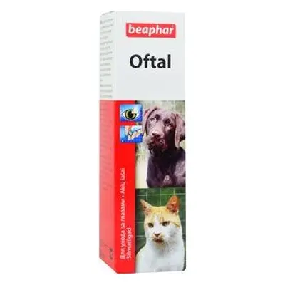 Kapky oční Oftal Beaphar pes/kočka, 50 ml