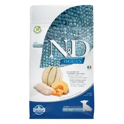 N&D (Farmina Pet Foods) Granule pro psy N&D OCEAN DOG Puppy Mini Codfish & Pumpkin &Melon, 800 g