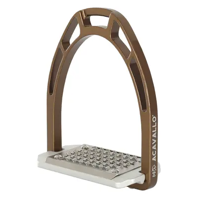 ACAVALLO Třmeny Arco Evolution Alupro Aluminium Acavallo, 13 cm, bronze