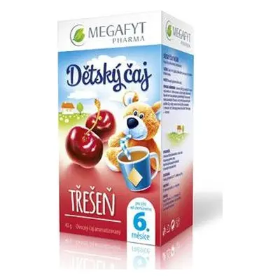 Megafyt Čaj ovocný Megafyt, dětský, třešeň, 20sacc