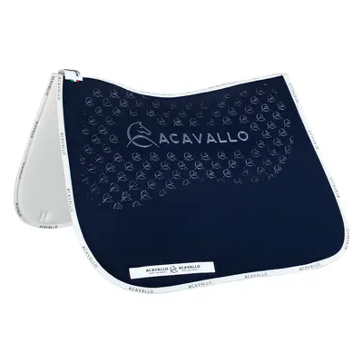 ACAVALLO Dečka podsedlová Gel Grip & Bamboo Fiber Acavallo, drezurní, deep blue/white