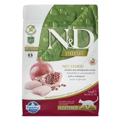 N&D (Farmina Pet Foods) N&D PRIME CAT Neutered Chicken & Pomegranate 300 g