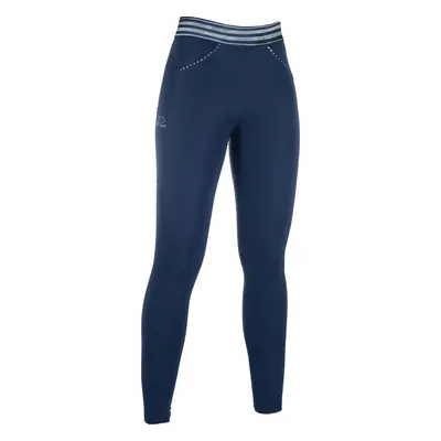 HKM Legíny jezdecké Pull On HKM, s gripem, dámské, deep blue