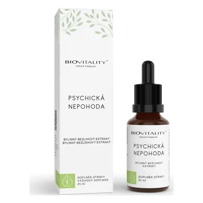 Biovitality Kapky Psychická nepohoda Biovitality, tinktura, 25 ml