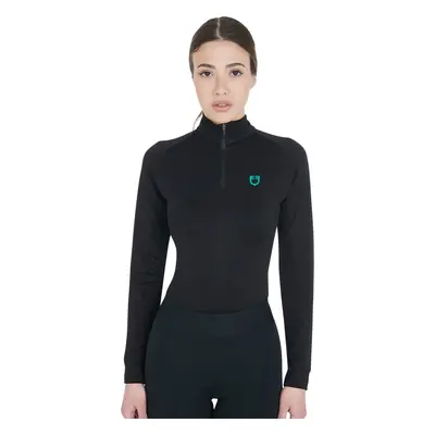 EQUESTRO Triko multifunkční Base Layer EQUESTRO, dámské, black/emerald