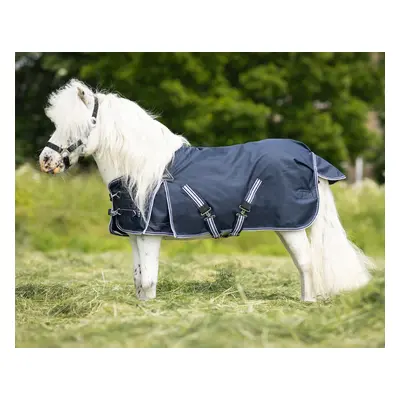 QHP Deka výběhová Falabella QHP, 200 g, navy Délka zad: