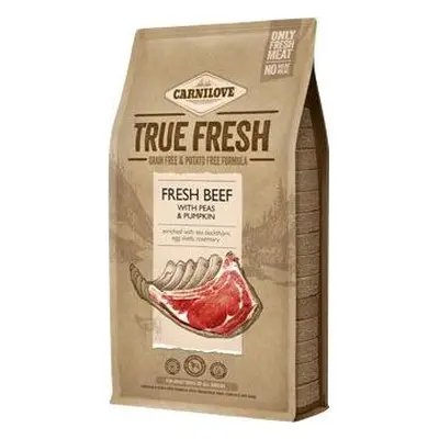 CARNILOVE Granule pro psy Fresh Beef with Peas and Pumpkin True Fresh Carnilove, 4 Kg