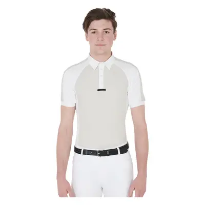 EQUESTRO Triko závodní Slim Fit EQUESTRO, pánské, greige