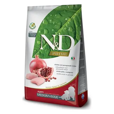 N&D (Farmina Pet Foods) Granule pro psy PRIME Puppy M/L Chicken & Pomegranate N&D, 2,5 kg