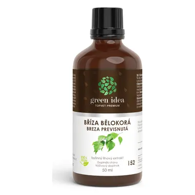 Green idea Bylinný lihový extrakt - Bříza bělokorá GREEN IDEA, 50 ml