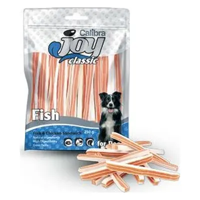 Pochoutka pro psy Calibra Joy Dog Classic Fish&Chicken Sandwich, 250 g