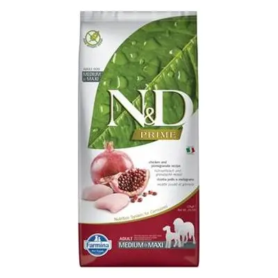 N&D (Farmina Pet Foods) N&D PRIME DOG Adult M/L Chicken & Pomegranate 12 kg