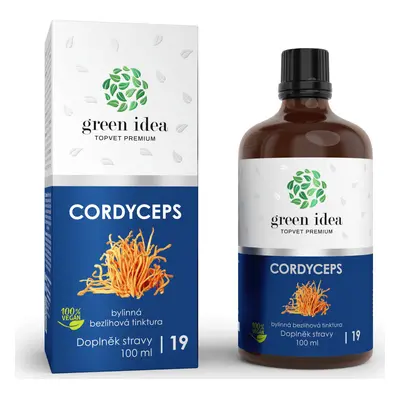 Green idea Bylinný lihový extrakt - Cordyceps GREEN IDEA, 100 ml