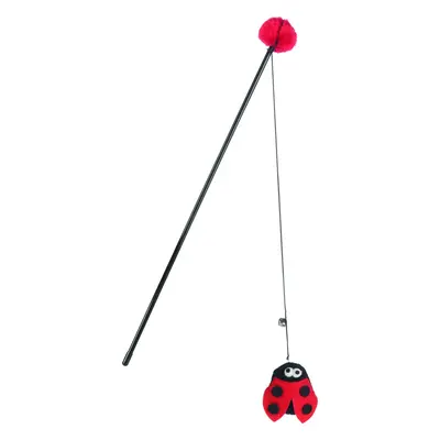 Beeztees Hračka pro kočky škádlítko Potsy Beeztees, 40 cm, black/red