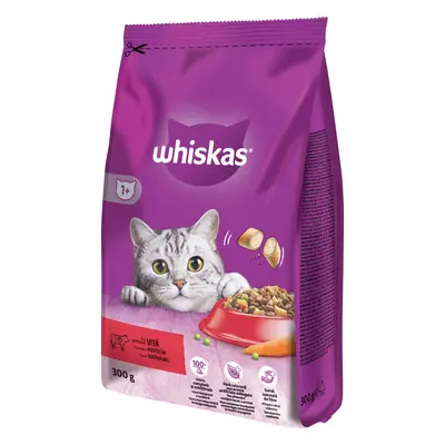 Granule pro kočky Whiskas Dry s hovězím masem, 300 g