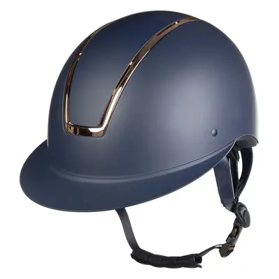 HKM Helma jezdecká Lady Shield HKM, deep blue/rosegold Obvod hlavy: 52-54 cm