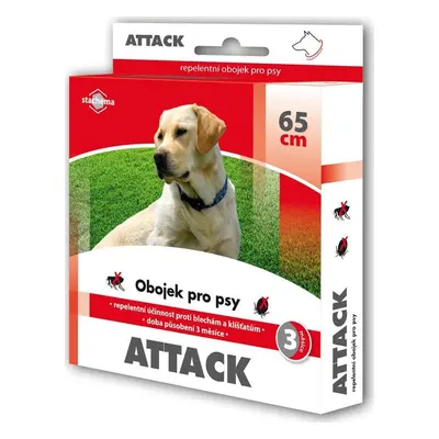 Stachema Obojek antiparazitární pro psy Attack Stachema, 65 cm